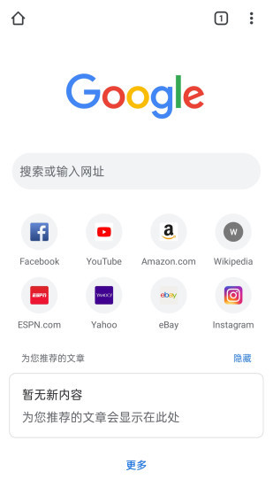 谷歌浏览器最新版截图